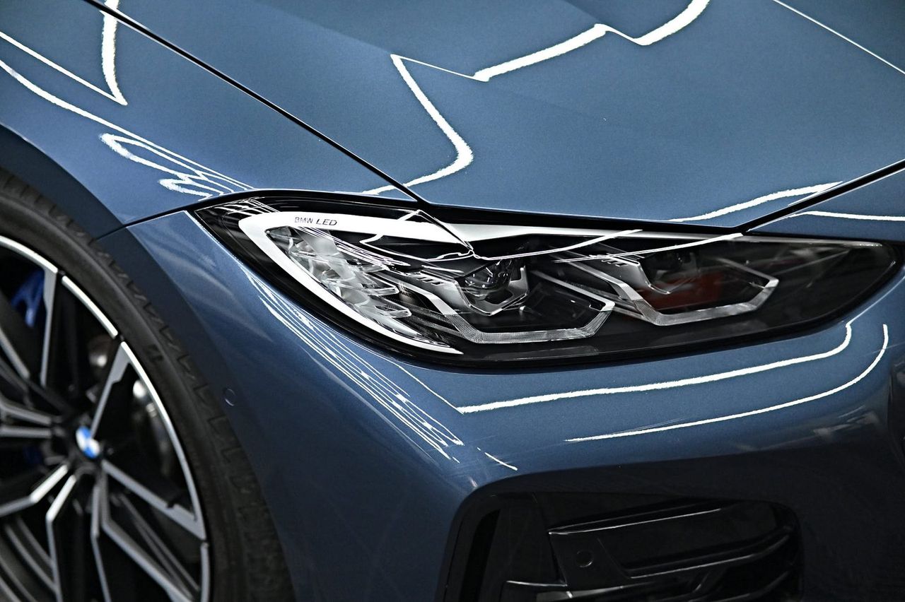 BMW 430i 漆面鍍膜完工與細節實拍 第 3 張（共 7 張）——捷匠淡水旗艦店施工實錄